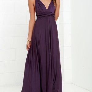 NWT Lulus Purple Tricks of the Trade Dress